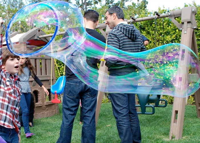 best-bubble-party-outside-big-bubble